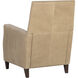 Florenzi Latte Leather Lounge Chair